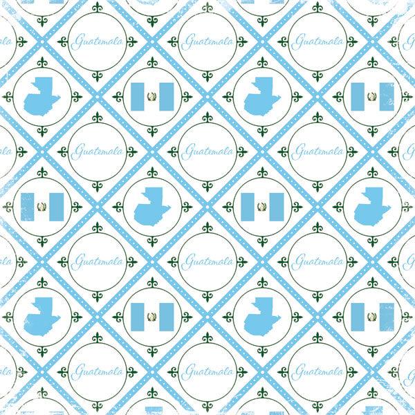 Discover Collection Guatemala 12 x 12 Scrapbook Paper by Scrapbook Customs