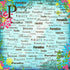 Paradise Collection Blue Paradise Companion 12 x 12 Scrapbook Paper by Scrapbook Customs