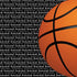  Go Big Sports Collection Basketball Left 12 x 12 Scrapbook Paper by Scrapbook Customs