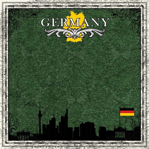 Sightseeing Collection Germany 12 x 12 Scrapbook Paper by Scrapbook Customs - Scrapbook Supply Companies