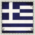 Sightseeing Collection Greece Flag 12 x 12 Scrapbook Paper by Scrapbook Customs - Scrapbook Supply Companies