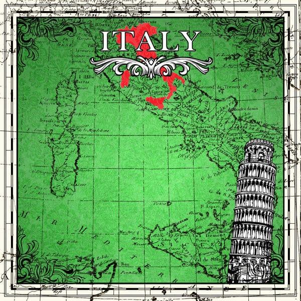 Sightseeing Collection Italy 12 x 12 Scrapbook Paper by Scrapbook Customs