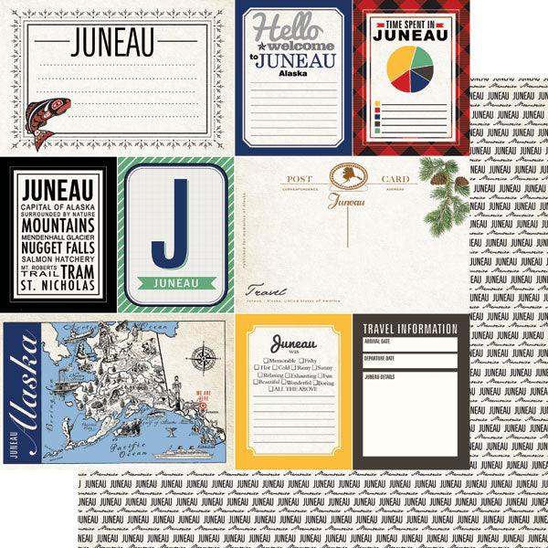 Alaskan Journal Collection Juneau Double-Sided Scrapbook Paper by Scrapbook Customs - Scrapbook Supply Companies