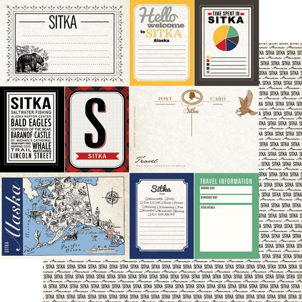Alaskan Journal Collection Sitka 12 x 12 Double-Sided Scrapbook Paper by Scrapbook Customs