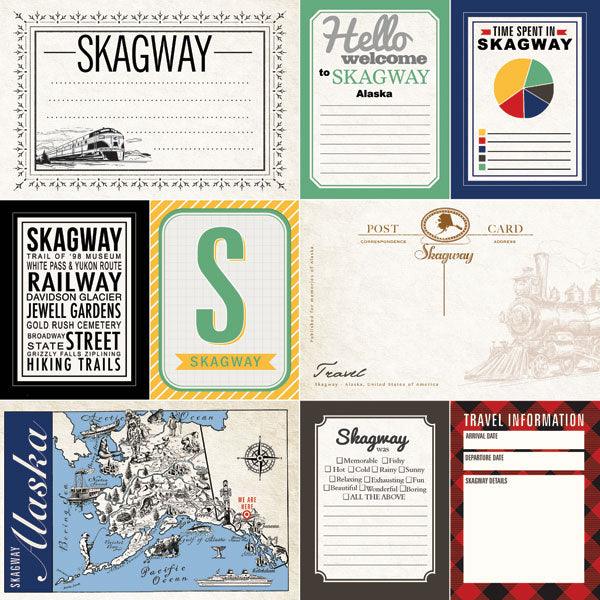 Alaskan Journal Collection Skagway Double-Sided Scrapbook Paper by Scrapbook Customs - Scrapbook Supply Companies