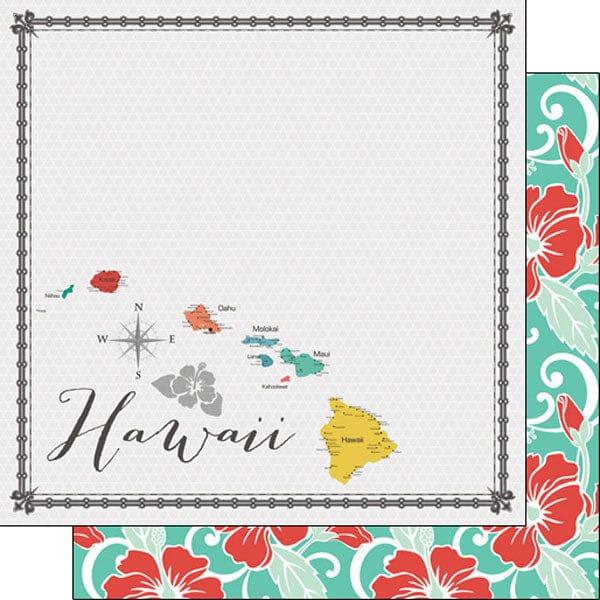 Travel Memories Collection Hawaii 12 x 12 Double-Sided Scrapbook Paper by Scrapbook Customs - Scrapbook Supply Companies