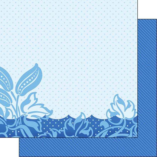 Dolphin Adventures Collection Dolphin Adventure 12 x 12 Double-Sided Scrapbook Paper by Scrapbook Customs