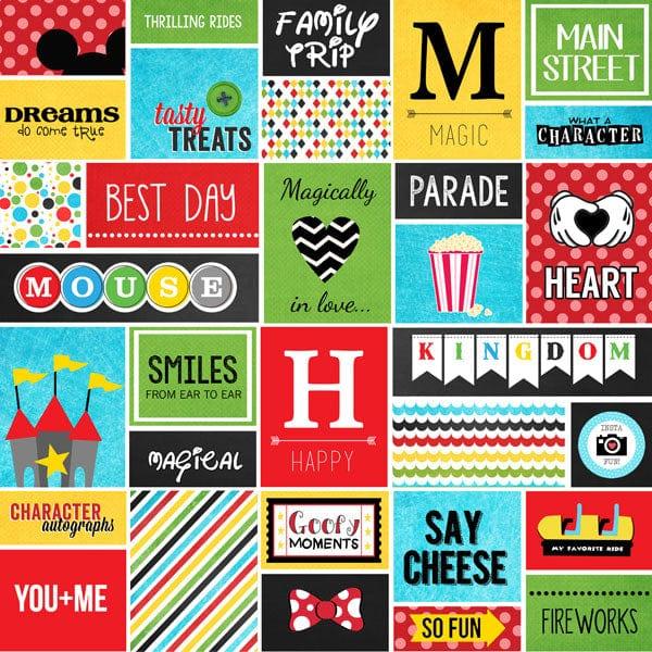 Magical Day of Fun Collection Magical Adventure Collage 12 x 12 Double-Sided Scrapbook Paper by Scrapbook Customs - Scrapbook Supply Companies