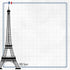 Travel Adventure Collection Eiffel Tower 12 x 12 Double-Sided Scrapbook Paper by Scrapbook Customs - Scrapbook Supply Companies