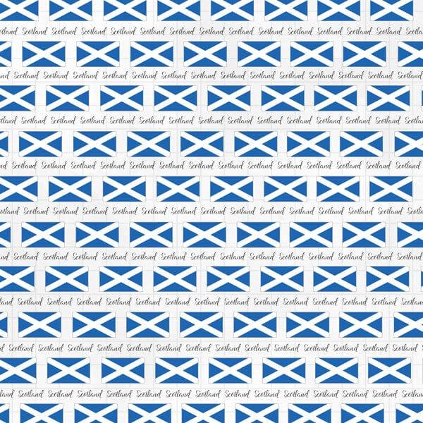 Travel Adventure Collection Scotland Border 12 x 12 Double-Sided Scrapbook Paper by Scrapbook Customs - Scrapbook Supply Companies
