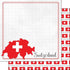 Travel Adventure Collection Switzerland Border 12 x 12 Double-Sided Scrapbook Paper by Scrapbook Customs - Scrapbook Supply Companies