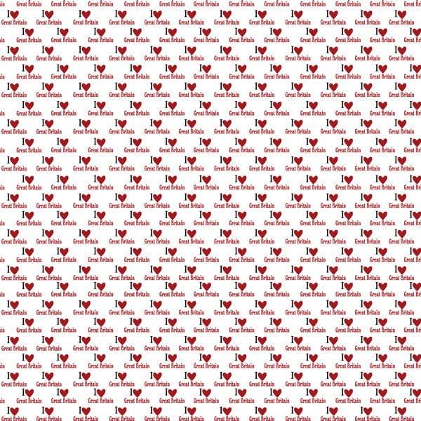 Travel Adventure Collection Great Britain Map 12 x 12 Double-Sided Scrapbook Paper by Scrapbook Customs - Scrapbook Supply Companies