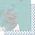 Travel Adventure Collection Scotland Map 12 x 12 Double-Sided Scrapbook Paper by Scrapbook Customs