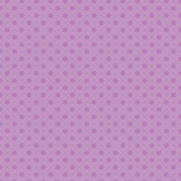 Magical Day of Fun Collection Purple Princess 12 x 12 Double-Sided Scrapbook Paper by Scrapbook Customs - Scrapbook Supply Companies