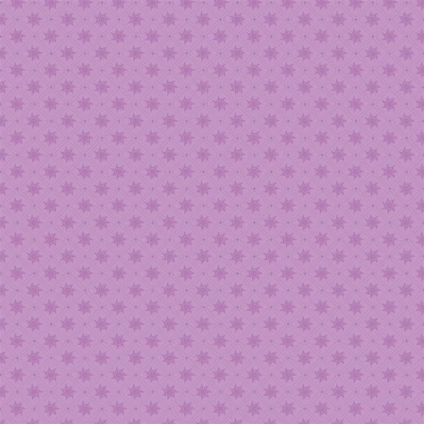 Magical Day of Fun Collection Purple Princess 12 x 12 Double-Sided Scrapbook Paper by Scrapbook Customs - Scrapbook Supply Companies