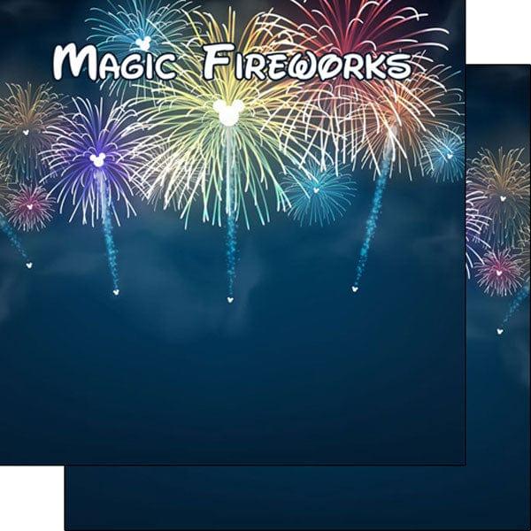 Magical Day of Fun Collection Magic Fireworks 12 x 12 Double-Sided Scrapbook Paper by Scrapbook Customs
