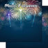Magical Day of Fun Collection Magic Fireworks 12 x 12 Double-Sided Scrapbook Paper by Scrapbook Customs