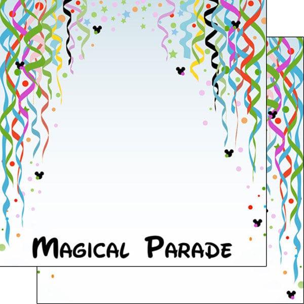 Magical Day of Fun Collection Magical Parade 12 x 12 Double-Sided Scrapbook Paper by Scrapbook Customs - Scrapbook Supply Companies