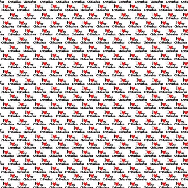 Puppy Love Collection Chihuahua 12 x 12 Double-Sided Scrapbook Paper by Scrapbook Customs - Scrapbook Supply Companies