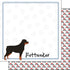 Puppy Love Collection Rottweiler 12 x 12 Double-Sided Scrapbook Paper by Scrapbook Customs