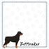 Puppy Love Collection Rottweiler 12 x 12 Double-Sided Scrapbook Paper by Scrapbook Customs - Scrapbook Supply Companies