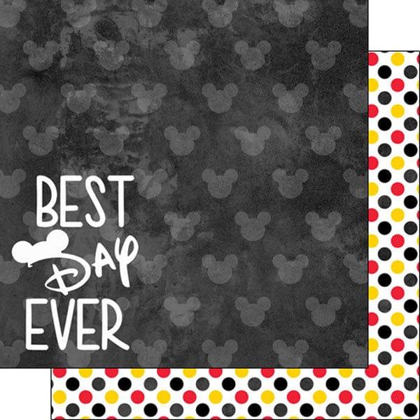 Magical Day of Fun Collection Best Day Ever 12 x 12 Double-Sided Scrapbook Paper by Scrapbook Customs