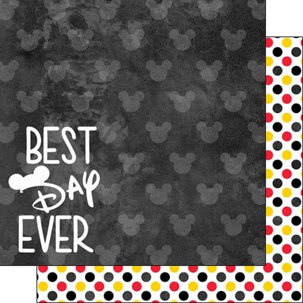 Magical Day of Fun Collection Best Day Ever 12 x 12 Double-Sided Scrapbook Paper by Scrapbook Customs - Scrapbook Supply Companies