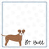 Puppy Love Collection Pit Bull 12 x 12 Double-Sided Scrapbook Paper by Scrapbook Customs - Scrapbook Supply Companies