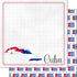 Travel Adventure Collection Cuba Border 12 x 12 Double-Sided Scrapbook Paper by Scrapbook Customs