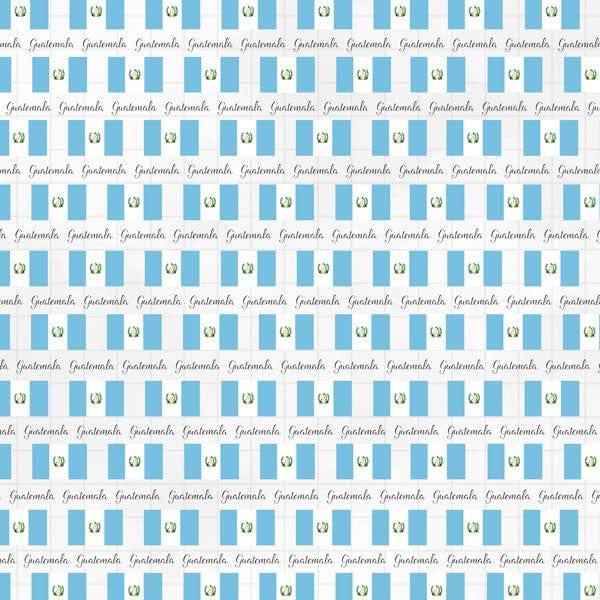 Travel Adventure Collection Guatemala Border 12 x 12 Double-Sided Scrapbook Paper by Scrapbook Customs - Scrapbook Supply Companies