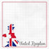 Travel Adventure Collection United Kingdom Border 12 x 12 Double-Sided Scrapbook Paper by Scrapbook Customs - Scrapbook Supply Companies
