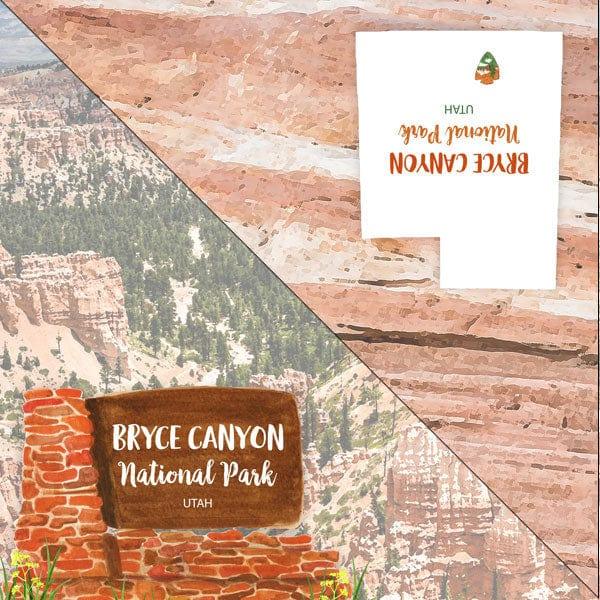 National Park Collection Bryce Canyon National Park 12 x 12 Double-Sided Scrapbook Paper by Scrapbook Customs