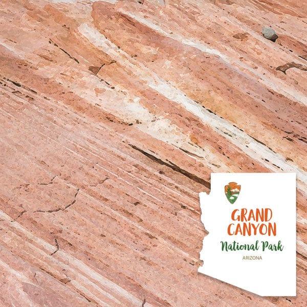 National Park Collection Grand Canyon National Park 12 x 12 Double-Sided Scrapbook Paper by Scrapbook Customs - Scrapbook Supply Companies