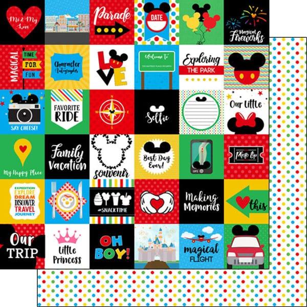 Magical Day of Fun Collection Magical Cut-Outs 12 x 12 Double-Sided Scrapbook Paper by Scrapbook Customs