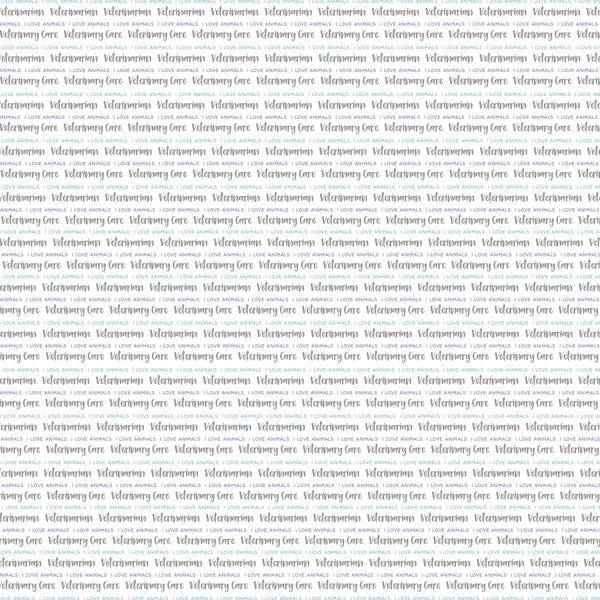 Occupation Collection Veterinarian Pride 12 x 12 Double Sided Scrapbook Paper by Scrapbook Customs - Scrapbook Supply Companies