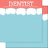Occupation Collection Dentist Teeth 12 x 12 Double Sided Scrapbook Paper by Scrapbook Customs