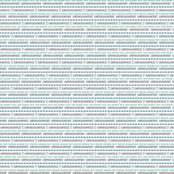 Occupation Collection Orthodontist Pride 12 x 12 Double Sided Scrapbook Paper by Scrapbook Customs - Scrapbook Supply Companies
