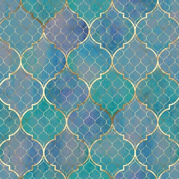 Magical Day of Fun Collection Arabian Princess 12 x 12 Double-Sided Scrapbook Paper by Scrapbook Customs - Scrapbook Supply Companies