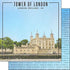 Travel Coordinates Collection Tower of London, London, England, UK 12 x 12 Double-Sided Scrapbook Paper by Scrapbook Customs - Scrapbook Supply Companies