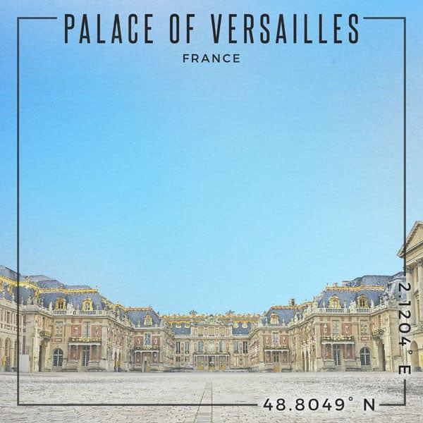 Travel Coordinates Collection Palace of Versailles, France 12 x 12 Double-Sided Scrapbook Paper by Scrapbook Customs - Scrapbook Supply Companies
