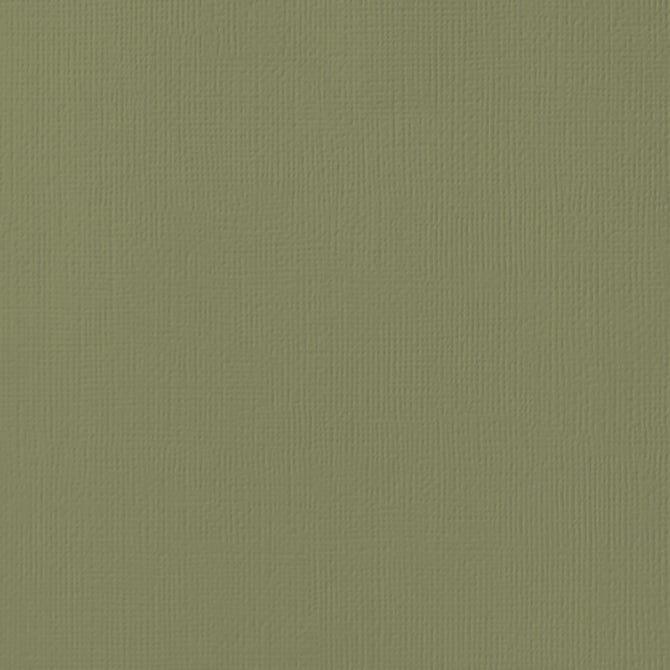 Olive 12 x 12 Textured Cardstock by American Crafts