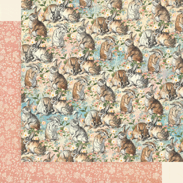 Woodland Friends Collection Be Kind 12 x 12 Double-Sided Scrapbook Paper by Graphic 45 - Scrapbook Supply Companies