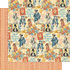 Well Groomed Collection Best in Show 12 x 12 Double-Sided Scrapbook Paper by Graphic 45