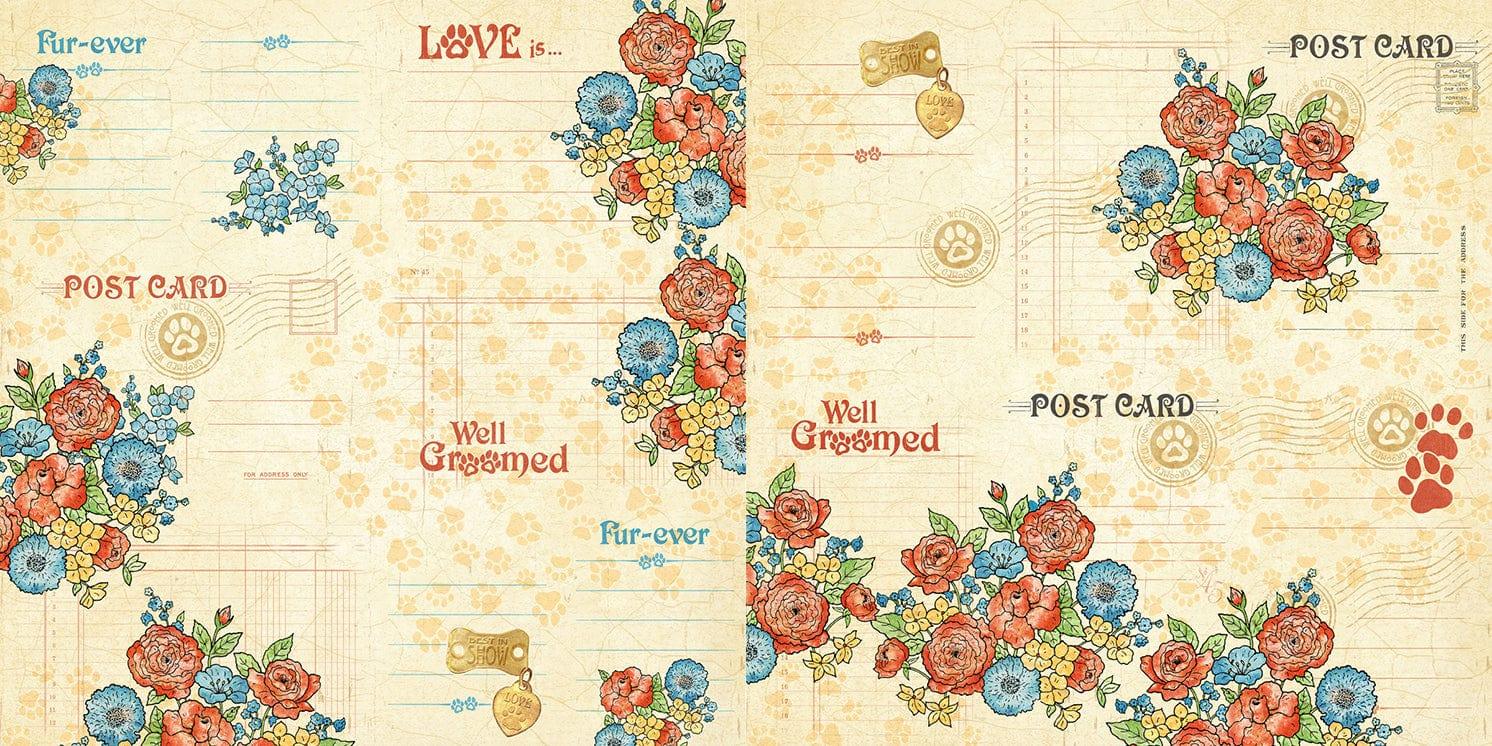 Well Groomed Collection 4 x 6 and 3 x 4 Journaling & Ephemera Scrapbook Cards by Graphic 45 - 32 Pieces - Scrapbook Supply Companies