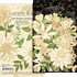 Staples Collection Shades of Ivory Flower Assortment by Graphic 45-81 assorted pieces - Scrapbook Supply Companies