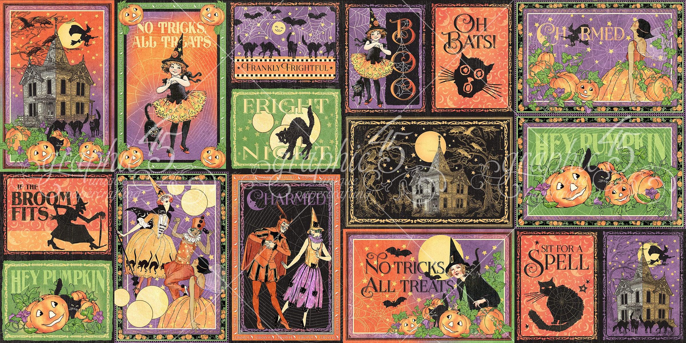 Charmed Collection 4 x 6 & 3 x 4 Journaling Cards by Graphic 45 - Scrapbook Supply Companies