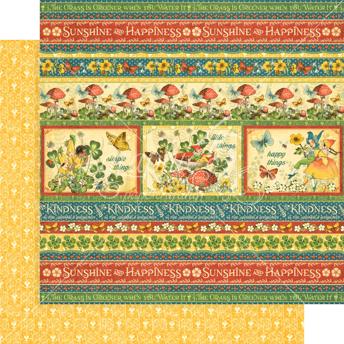 Little Things Collection 12 x 12 Double-Sided Scrapbook Paper Kit by Graphic 45 - Scrapbook Supply Companies