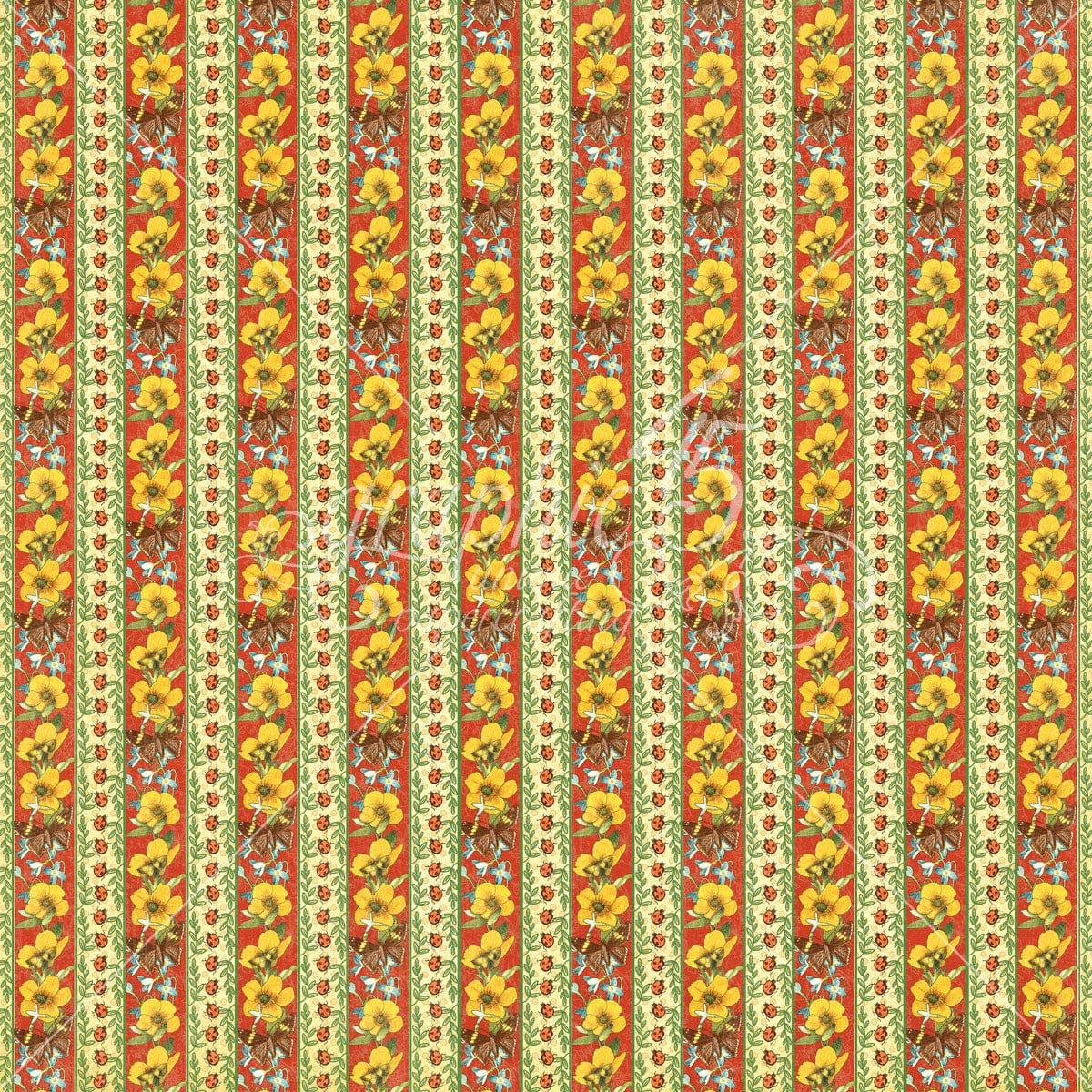 Little Things Collection Hello Ladybug 12 x 12 Double-Sided Scrapbook Paper by Graphic 45 - Scrapbook Supply Companies