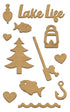 Lake Life Collection Scrapbook Wood Shapes by Fancy Pants Design - Scrapbook Supply Companies