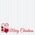 Peppermint Christmas Collection Merry Christmas 12 x 12 Double-Sided Scrapbook Paper by SSC Designs - Scrapbook Supply Companies